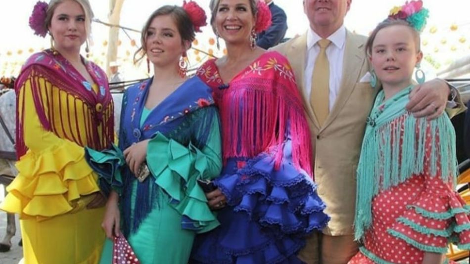 Máxima y su familia en Sevilla 2019