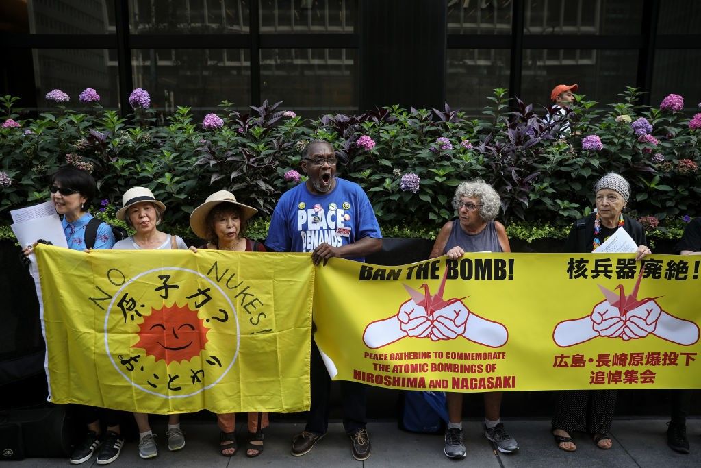 73rd Anniversary Of Atomic Bombing Of Japan Marked In New York City