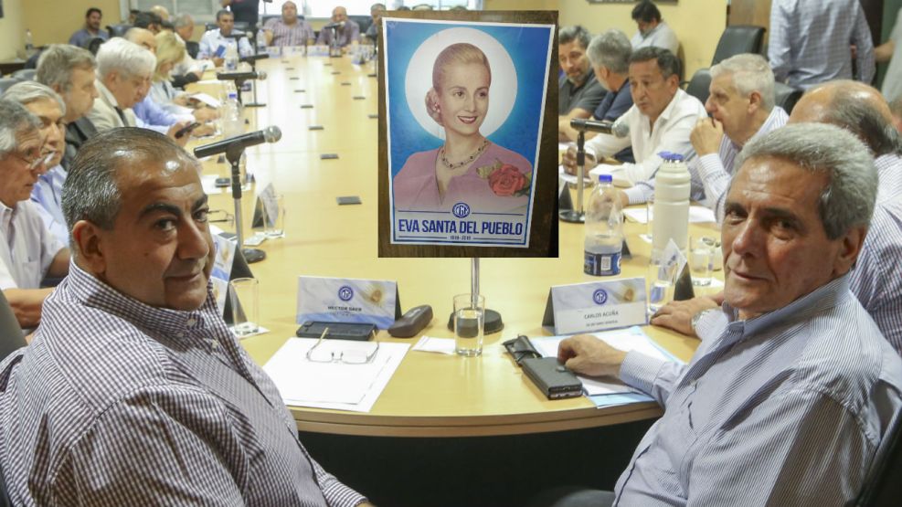 La CGT anunció el pedido a Francisco de beatificación de Eva Perón ayer.