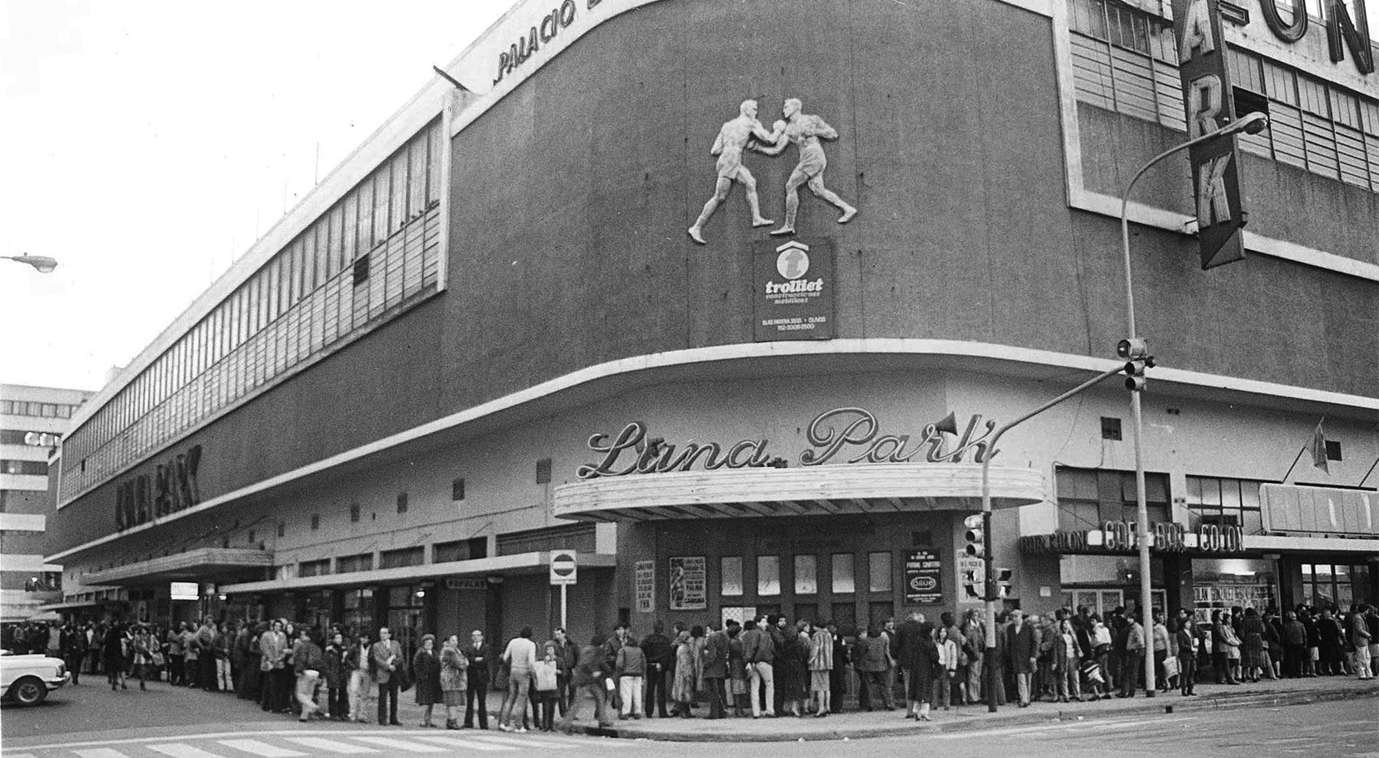 El Luna Park, el lugar elegido para los shows de Sinatra en Buenos Aires.