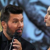 Marcelo Tinelli y Pampita en ShowMatch.