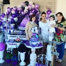 Andrea Estévez le festejó su primer cumpleaños a su hija Hannah