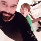 Ricky Martin compartió la foto más conmovedora con Lucía, su hija menor