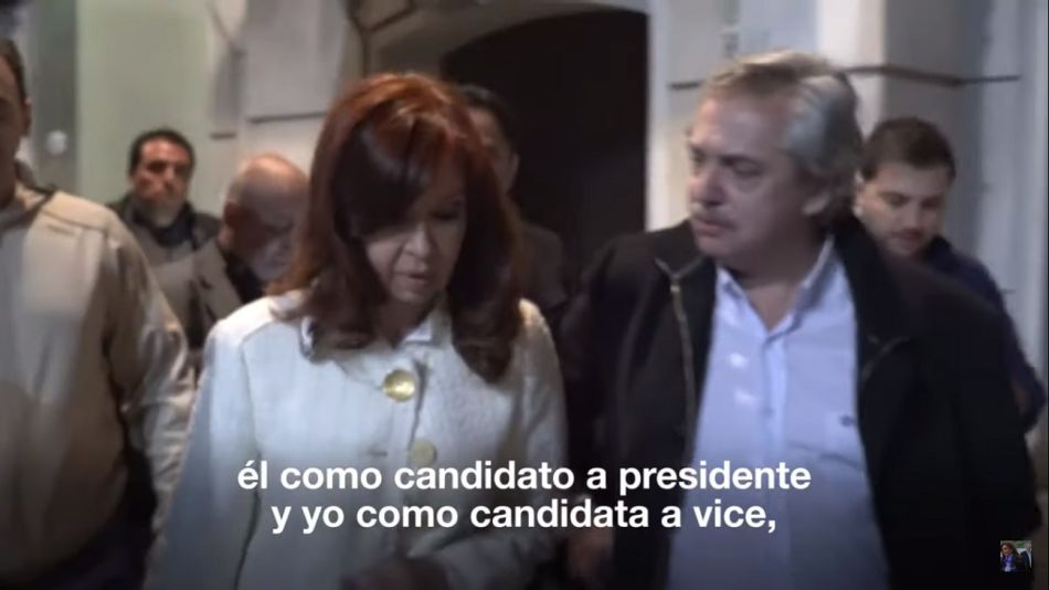 Cristina Kirchner Alberto Fernández candidatura
