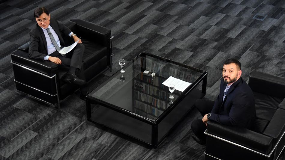 Emmanuel Alvarez Agis, en la entrevista en Diario PERFIL.