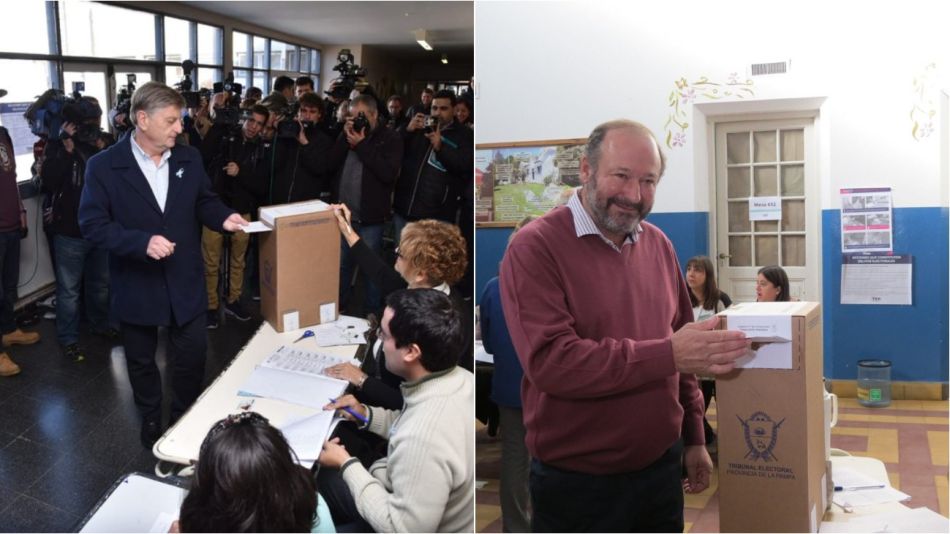 Sergio Ziliotto y Daniel Kroneberger en la votación.
