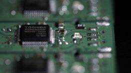 Images Of Toshiba Corp. Flash Memory Products As The Deal To Sell Its Chips Business Near Complete