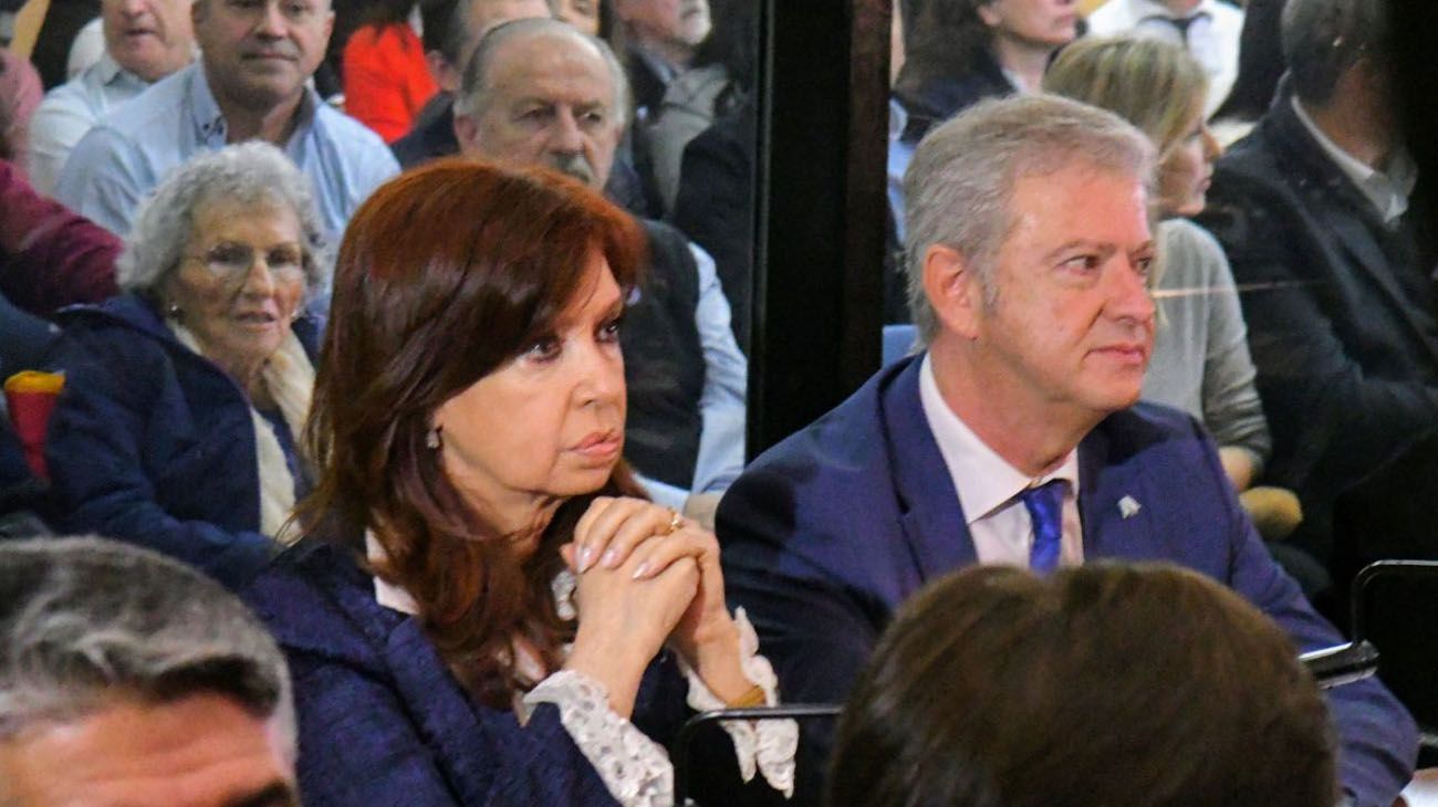 Cristina Kirchner en el Interior de Comodoro py