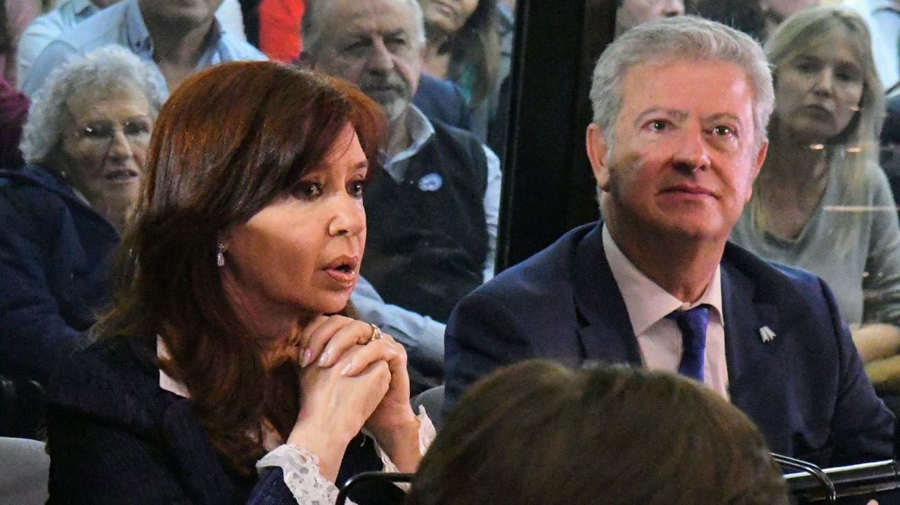 Cristina Kirchner en el Interior de Comodoro py