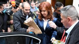 20190521 Cristina Kirchner camnio a Comodo Py