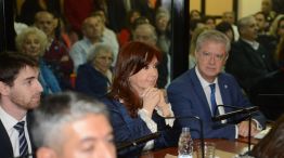 Archivo 2019. Cristina Kirchner durante el proceso judicial, en Comodoro Py.