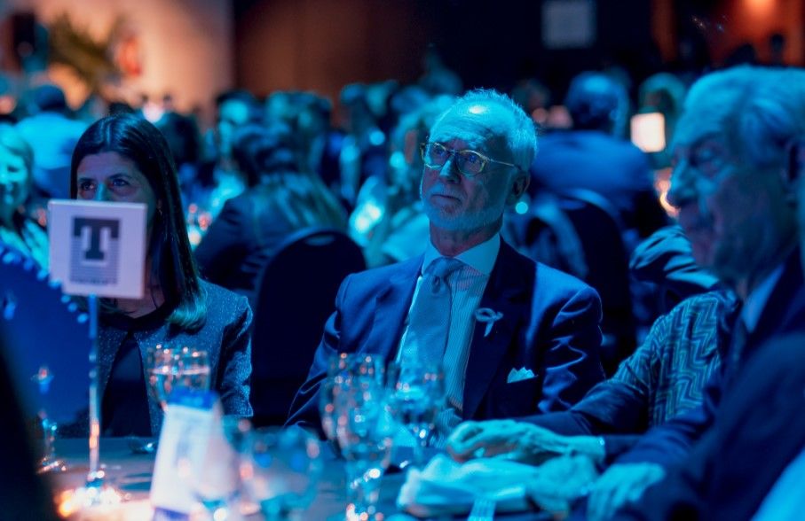 Guillermo Hang, director general de Techint, en la cena de la Universidad Austral 