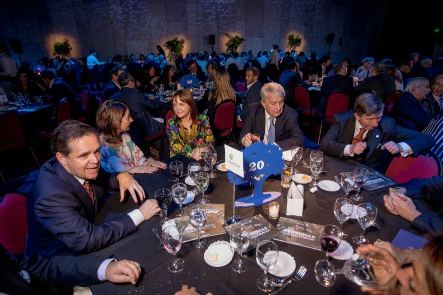 Los empresarios Pablo Plá (presidente de Ingredion) y Teddy Franck (ex Techint) fueron integrantes del comité de Desarrollo Institucional que llevó adelante la segunda Cena de la Universidad Austral 2019