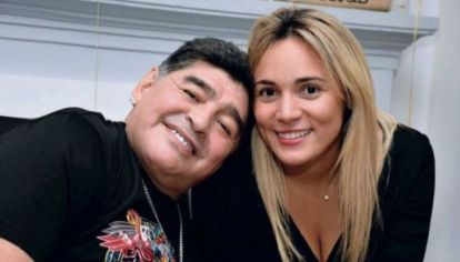 Rocío Oliva y Diego Maradona