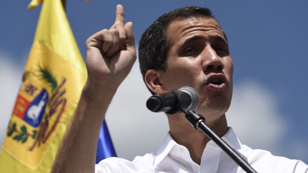 National Assembly President Juan Guaido Swears In Humanitarian Aid Volunteers