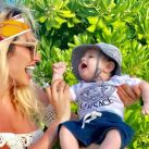 Las primeras vacaciones de Vicky Xipolitakis y su hijo en el Caribe