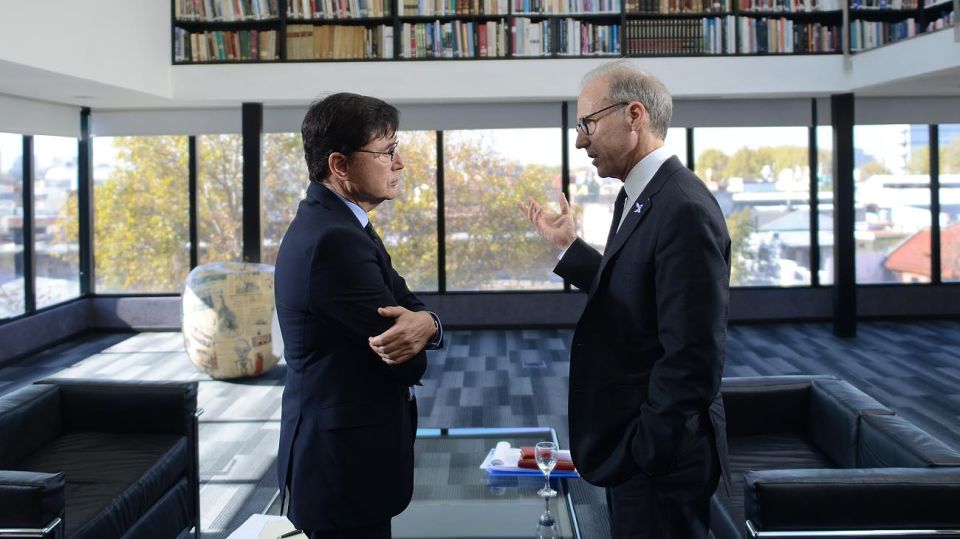 Carlos Rosenkrantz, presidente de la Corte Suprema, en la entrevista con Fontevecchia.