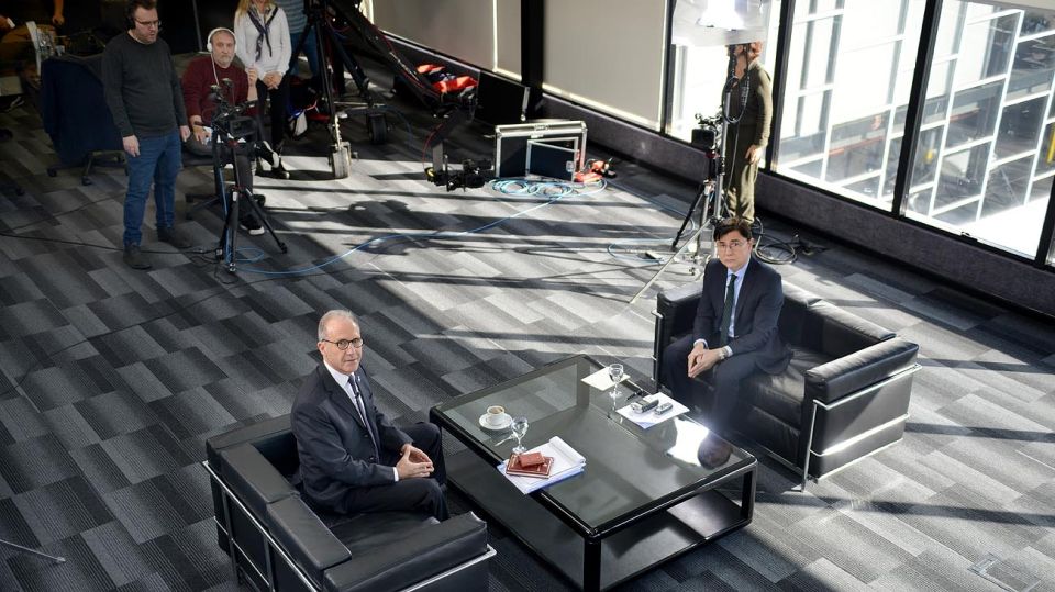 Carlos Rosenkrantz, presidente de la Corte Suprema, en la entrevista con Fontevecchia.