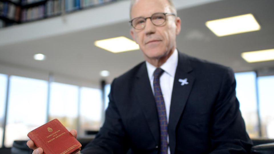 Carlos Rosenkrantz, presidente de la Corte Suprema, en la entrevista con Fontevecchia.