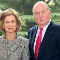 La Reina Sofía junto al Rey Juan Carlos