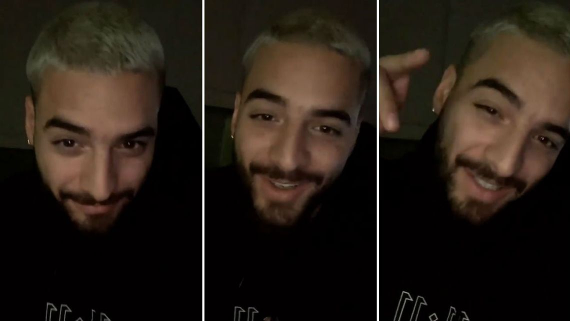 Maluma volvió a Instagram tras ser cuestionado por un video