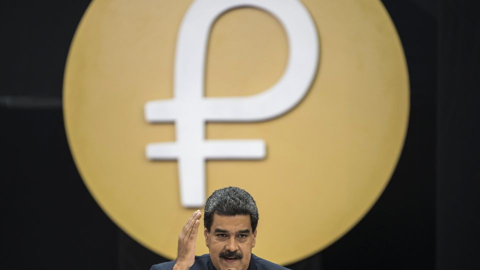 Maduro Holds Press Briefing On 'Petro' As U.S. Bans Venezuelan Digital Currency
