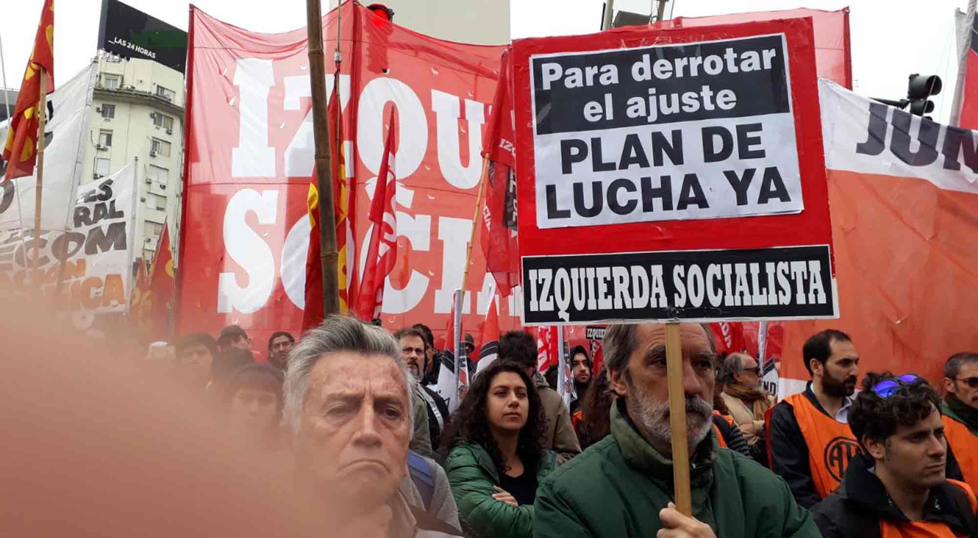 Manifestaciones en el marco del paro nacional contra la política económica del gobierno