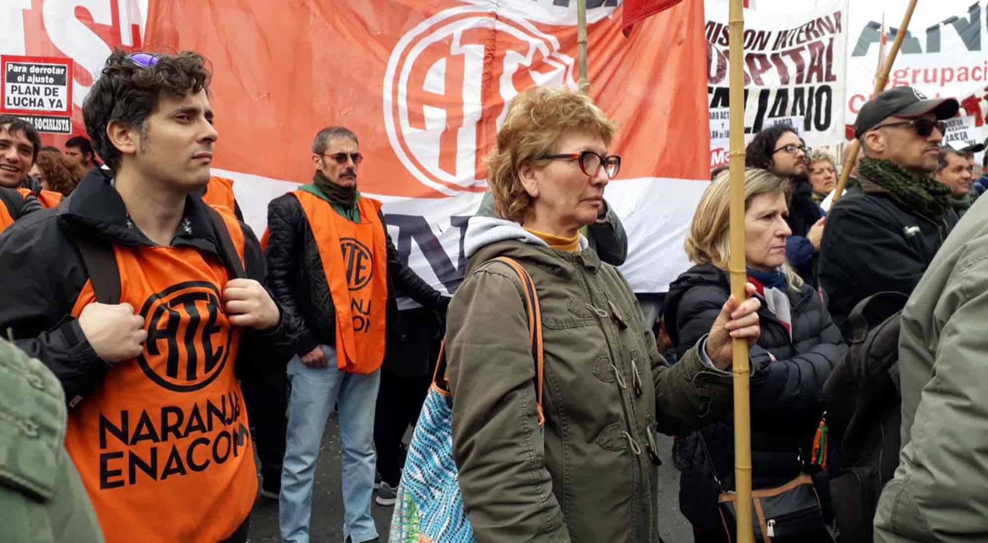 Manifestaciones en el marco del paro nacional contra la política económica del gobierno