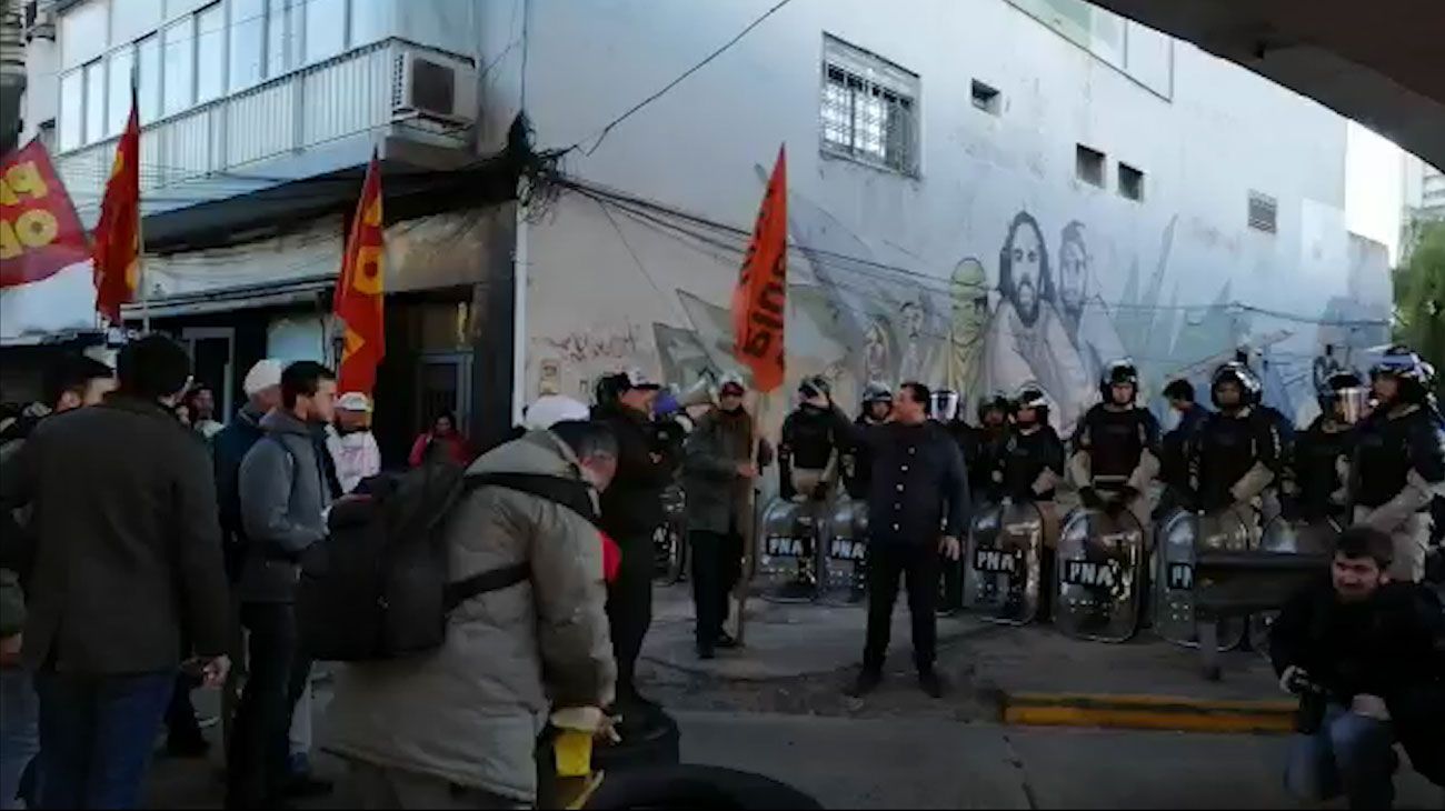 Paro y manifestaciones.