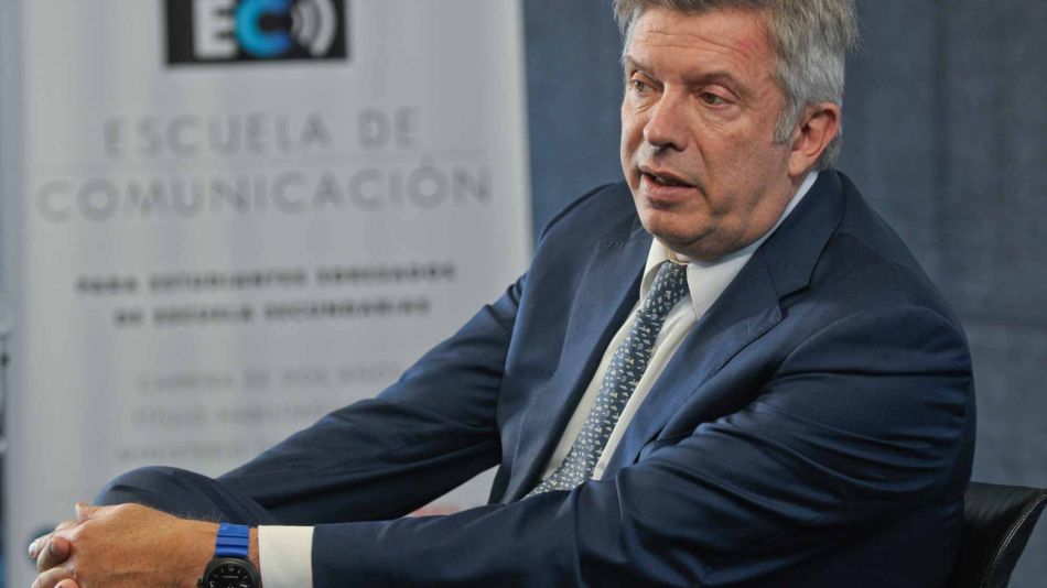 Mauricio D'Alessandro en la Escuela de Comunicación de Perfil.
