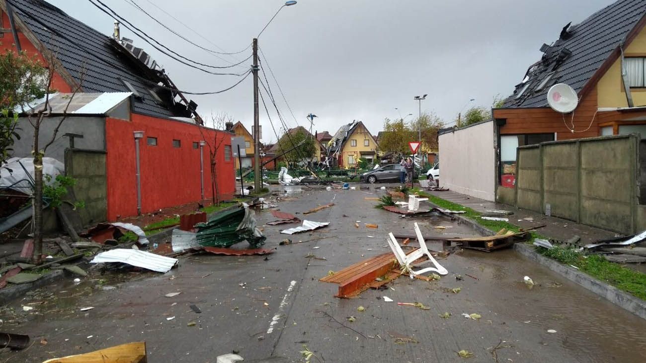 Tornado en chile