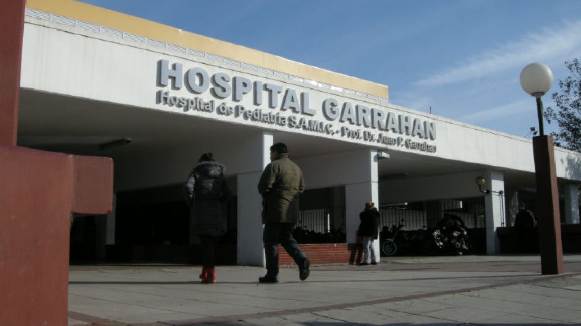 Scandal in Hospital Garrahan.