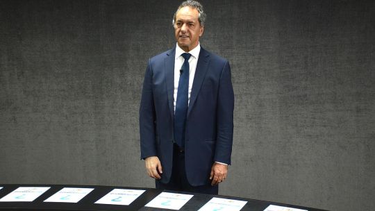 Daniel Scioli, en la entrevista con Jorge Fontevecchia.