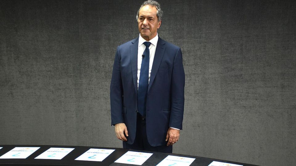 Daniel Scioli, en la entrevista con Jorge Fontevecchia.