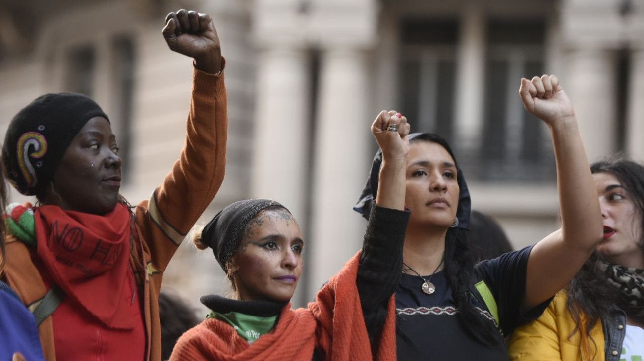 Ni una menos. Miles de mujeres marcharon contra la violencia machista.