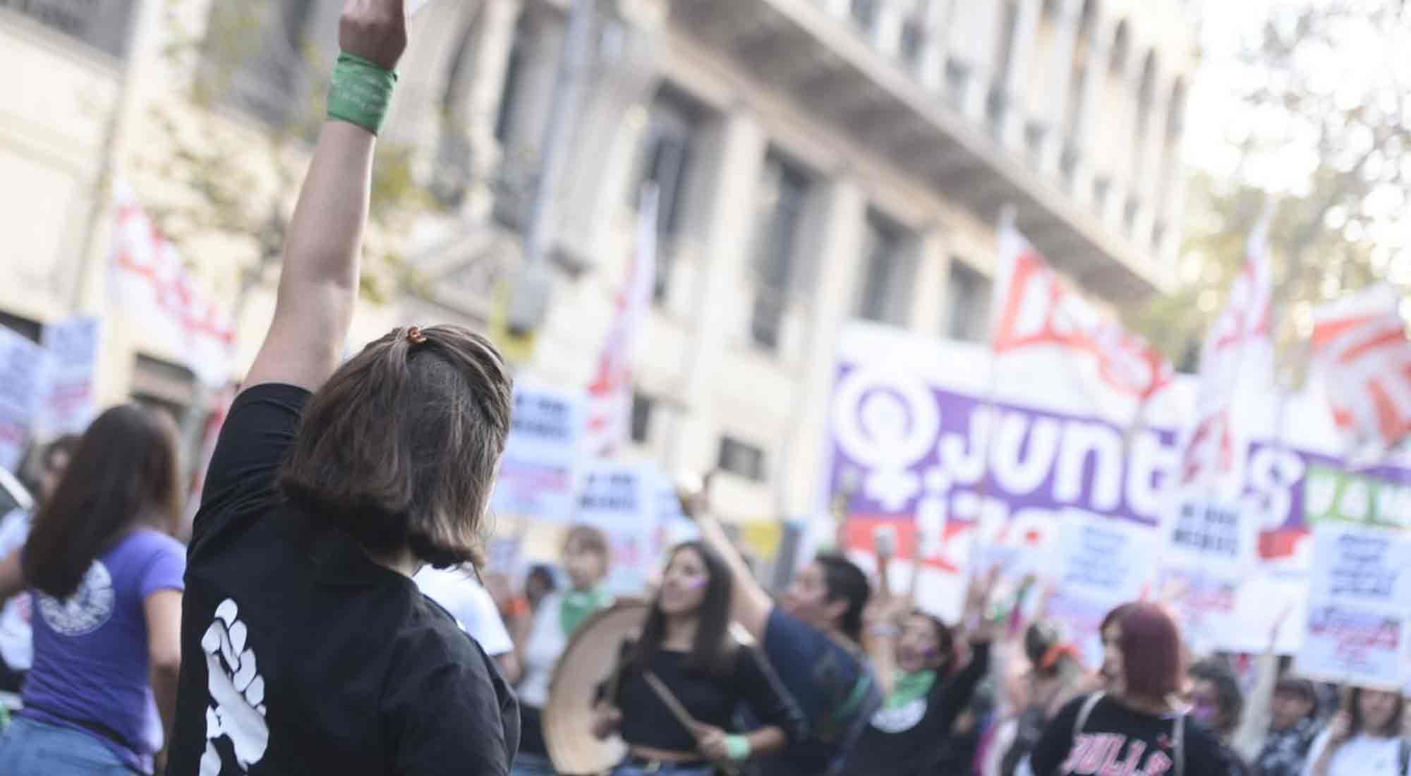 Marcha al Congreso Nacional contra la violencia machista