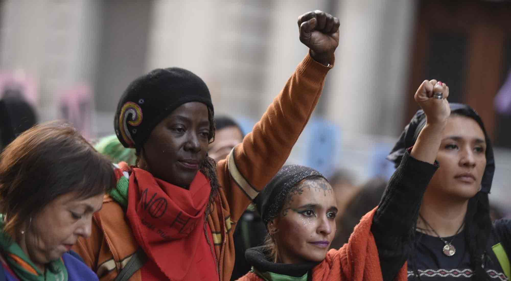 Marcha al Congreso Nacional contra la violencia machista (Ni Una Menos)