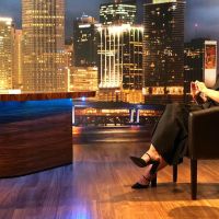 Las vacaciones de María Julia Oliván en Miami.