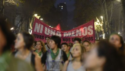 Ni una menos. Miles de mujeres marcharon en Buenos Aires contra la violencia machista.