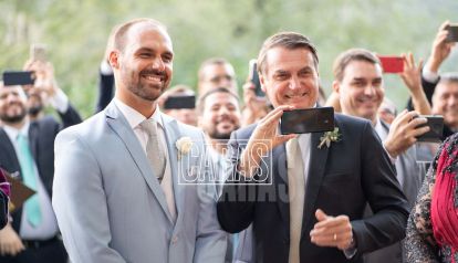 Bolsonaro Jr Casamiento