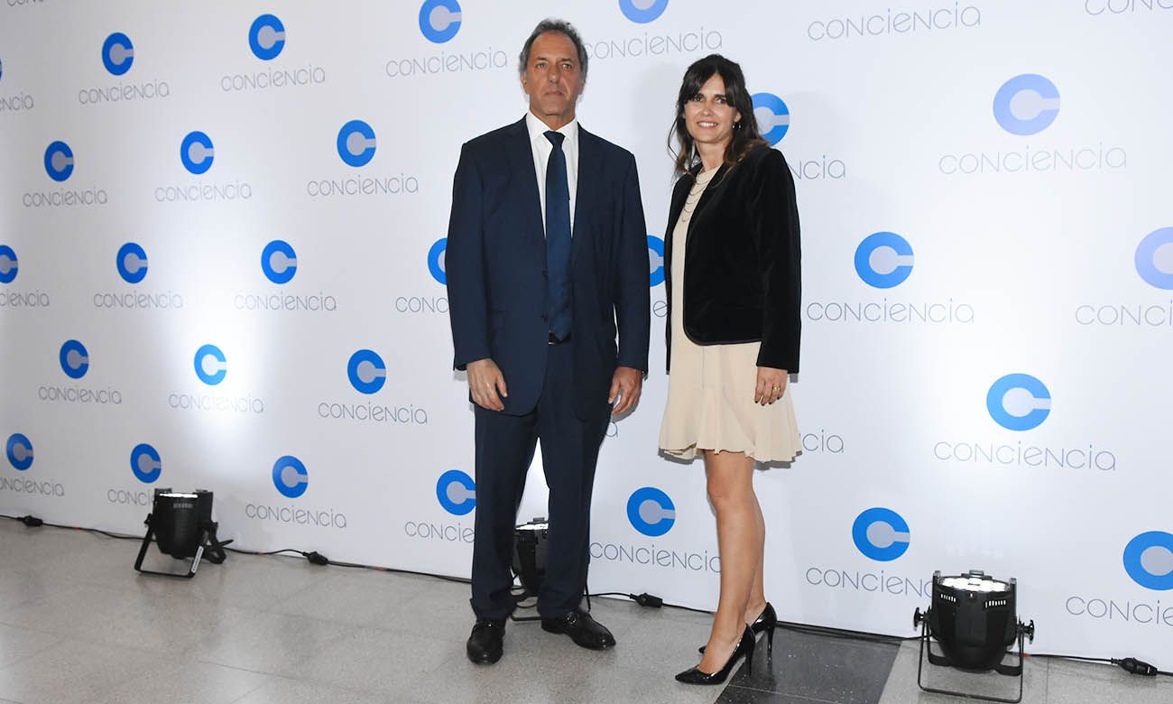 Daniel Scioli y Beby Lacroze.