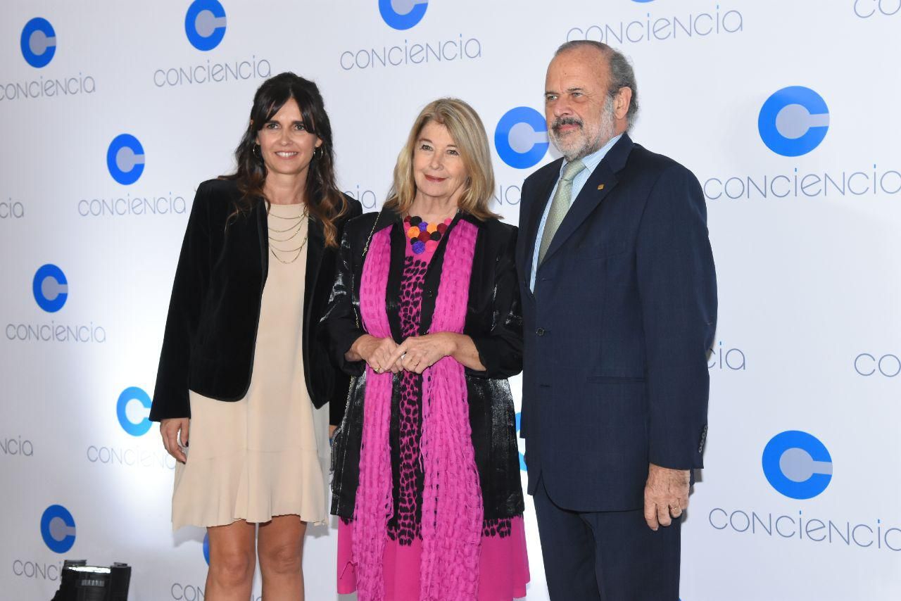 Beby Lacroze, Eduardo Amadeo y su esposa Dzidzia.