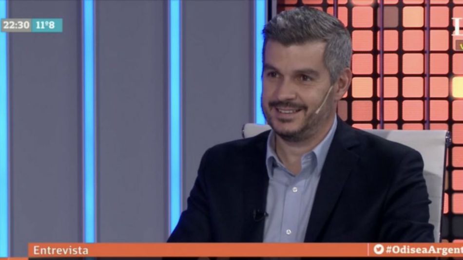 El jefe de Gabinete Marcos Peña fue entrevistado en LN+.