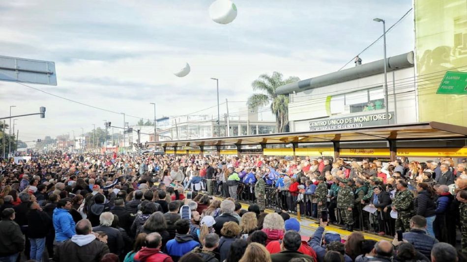 Inauguración Metrobus Quilmes.
