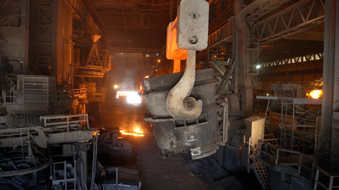 A stock image of a factory in Buenos Aires Province.