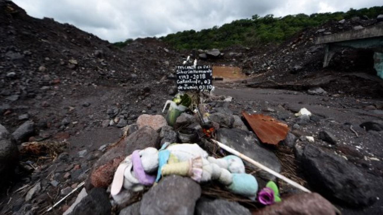 Un año después, así está la zona devastada por la erupción del volcán de Fuego en Guatemala.