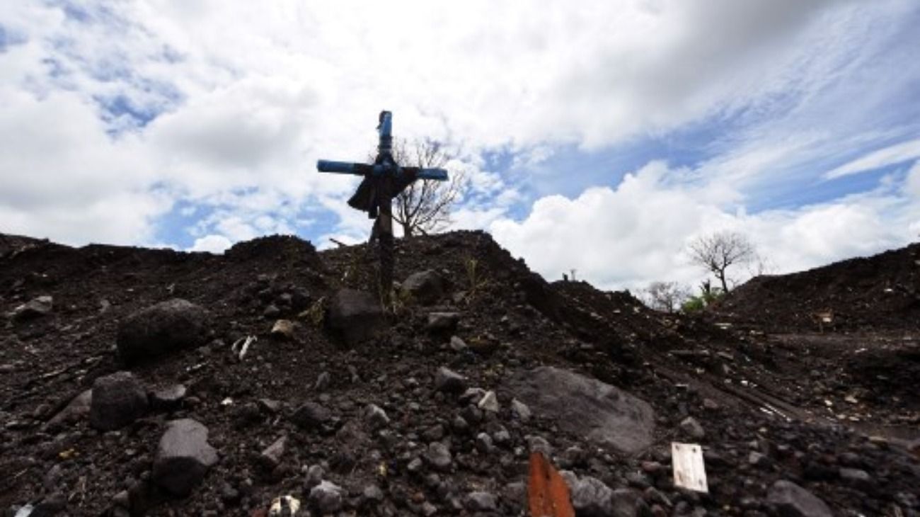 Un año después, así está la zona devastada por la erupción del volcán de Fuego en Guatemala.