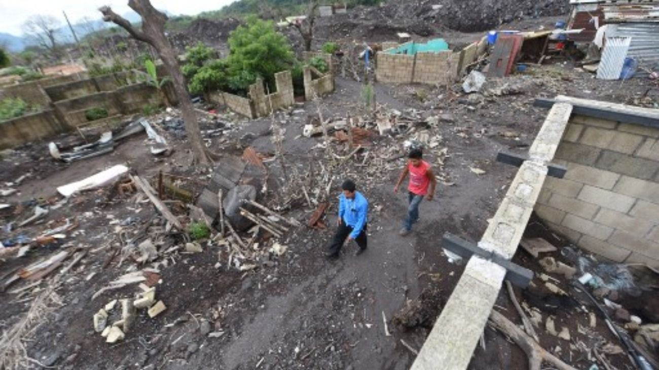 Un año después, así está la zona devastada por la erupción del volcán de Fuego en Guatemala.