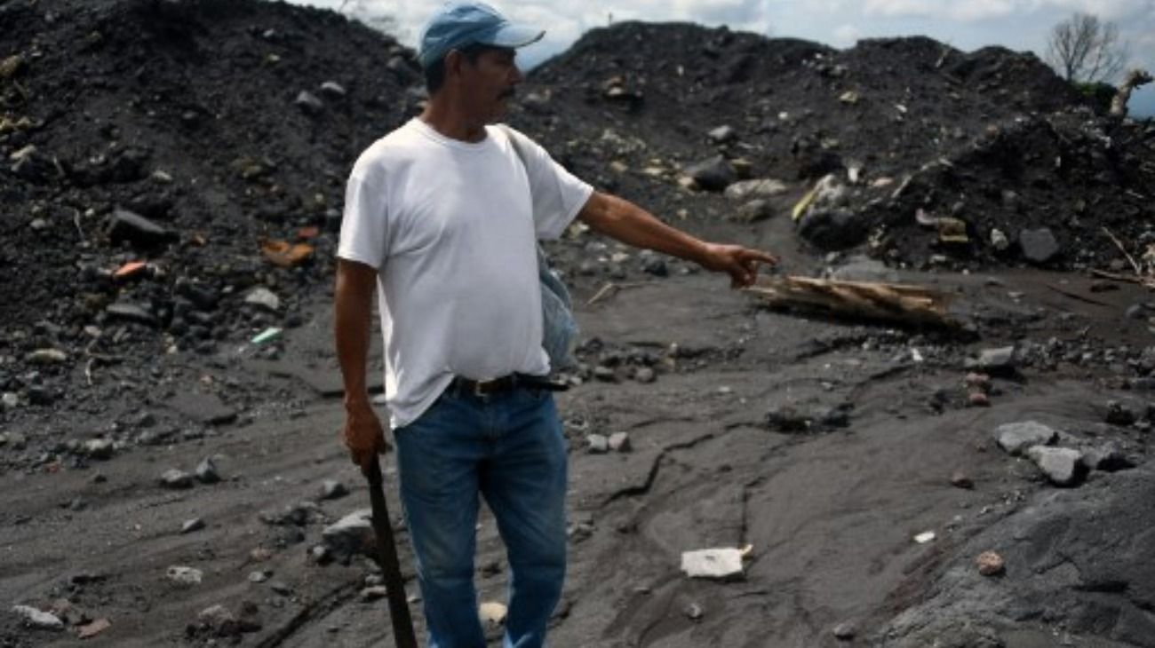 Un año después, así está la zona devastada por la erupción del volcán de Fuego en Guatemala.