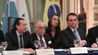 Bolsonaro y Sica, con empresarios